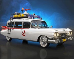 Ecto 1 Illustration Diamond Painting