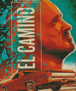 El Camino Breaking Bad Movie Diamond Painting