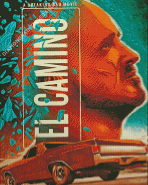 El Camino Breaking Bad Movie Diamond Painting