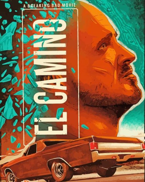 El Camino Breaking Bad Movie Diamond Painting