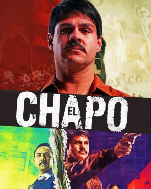 El Chapo Serie Poster Diamond Painting