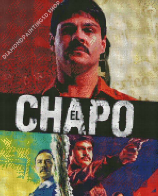 El Chapo Serie Poster Diamond Painting