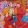 Elmo Family Diamond Painting