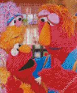 Elmo Family Diamond Painting