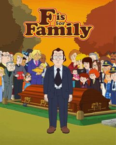 F Is For Family Poster Diamond Painting