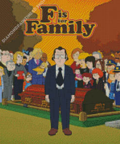 F Is For Family Poster Diamond Painting