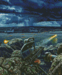 Falklands War Soldiers Art Diamond Painting