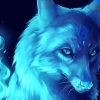 Fantastic Blue Wolf Diamond Painting