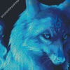 Fantastic Blue Wolf Diamond Painting