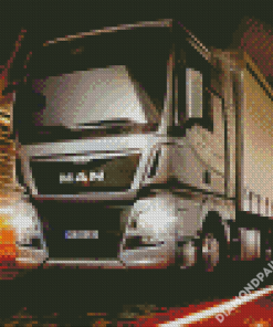 Fast Man Truck Diamond Painting