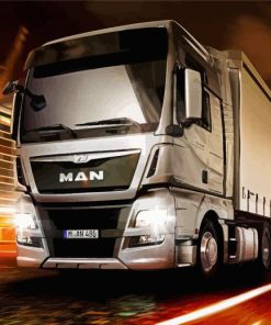 Fast Man Truck Diamond Painting