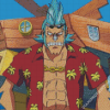 Franky One Piece Anime Diamond Painting