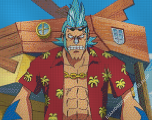 Franky One Piece Anime Diamond Painting