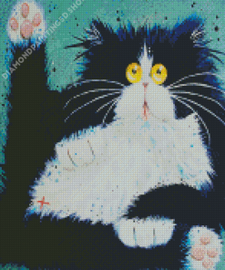Funny Cat Art Diamond Painting
