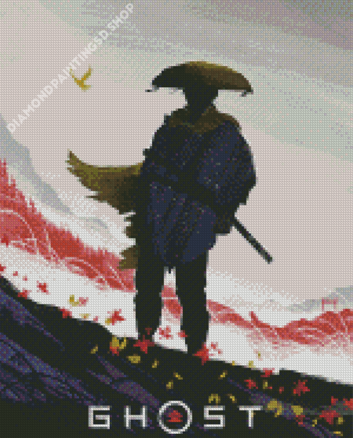 Ghost Of Tsushima Poster Art Diamond Painting