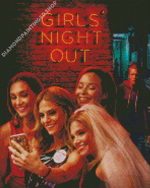 Girls Night Out Poster Diamond Painting