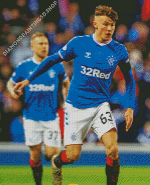 Glasgow Rangers Football Player Diamond Painting
