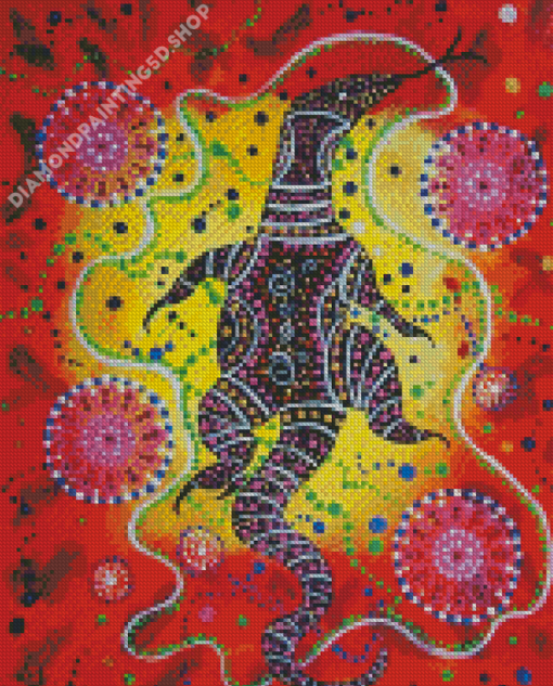 goanna Art Diamond Painting