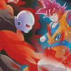 Goku Fighting Jiren Diamond Painting