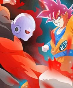 Goku Fighting Jiren Diamond Painting