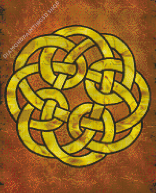 Gold Celtic Knot Diamond Painting