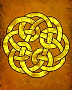 Gold Celtic Knot Diamond Painting