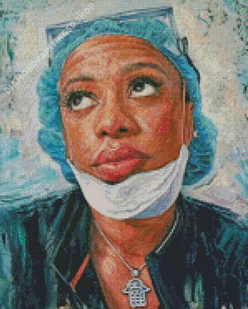 Gorgeous African Nurse Diamond Painting