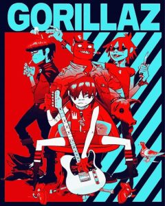 Gorillaz Poster Diamond Painting