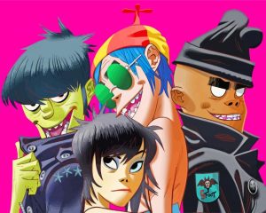 Gorillaz Animation Diamond Painting