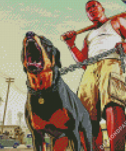 Grand Theft Auto V Video Game Diamond Painting