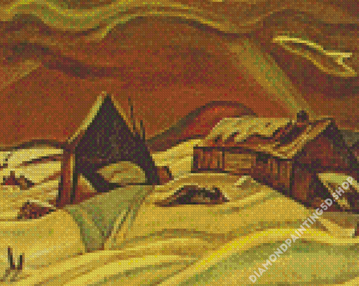 Grey Day Laurentians A Y Jackson Diamond Painting