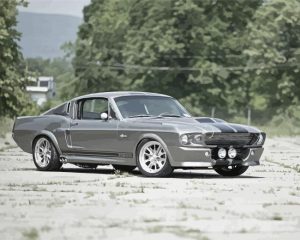 Grey Ford Mustang Eleanor Diamond Painting