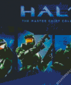 Halo Master Chief Video Game Diamond Painting