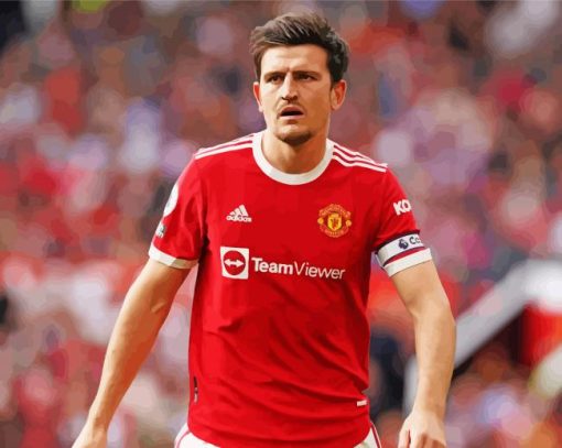 Harry Maguire Man UTD Diamond Painting