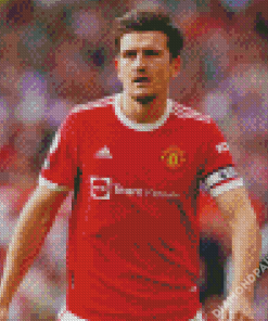 Harry Maguire Man UTD Diamond Painting