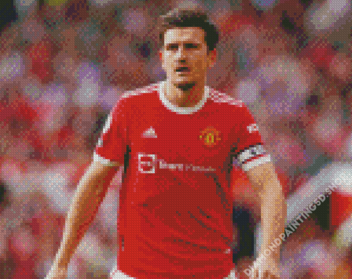 Harry Maguire Man UTD Diamond Painting