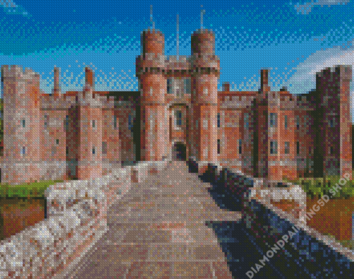 Hastings Castle Building Diamond Painting
