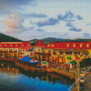 Honduras Roatan Port Diamond Painting