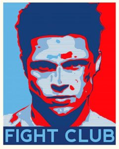 Illustration Fight Club Poster Diamond Painting