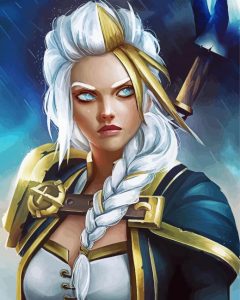 Jaina Proudmoore Warcraft Art Diamond Painting