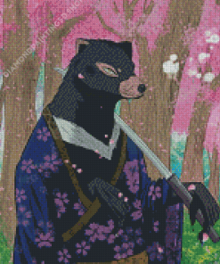 Japanese Tasmanian Devil Diamond Painting