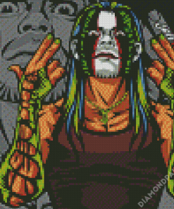 Jeff Hardy Cartoon Diamond Painting