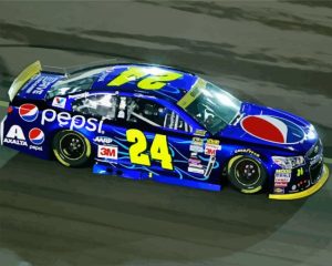 Jeff Gordon Car Engine Diamond Painting