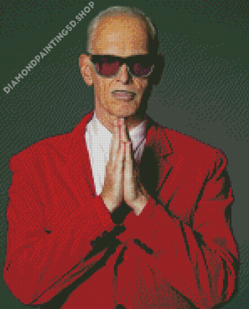 John Waters With Glasses Diamond Painting