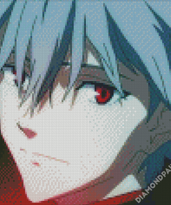 Kaworu Nagisa Anime Character Diamond Painting