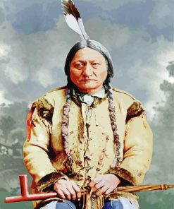 Leader Sitting Bull Diamond Painting
