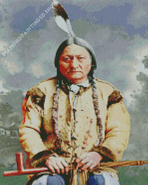 Leader Sitting Bull Diamond Painting