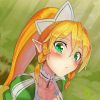 Leafa Online Game Character Art Diamond Painting