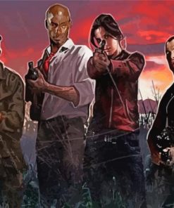 Left 4 Dead Video Game Diamond Painting