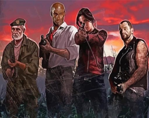 Left 4 Dead Video Game Diamond Painting